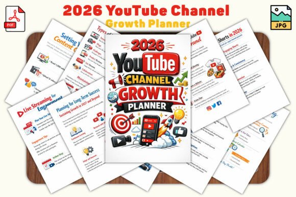 2026 YouTube Channel Growth Planner: Your Roadmap to Consistent, Sustainable Success