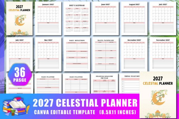 2027 Celestial Planner: Your Yearly Companion