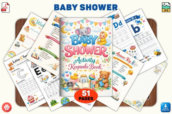 Baby Shower Magic: A Complete Activity Keepsake Guide