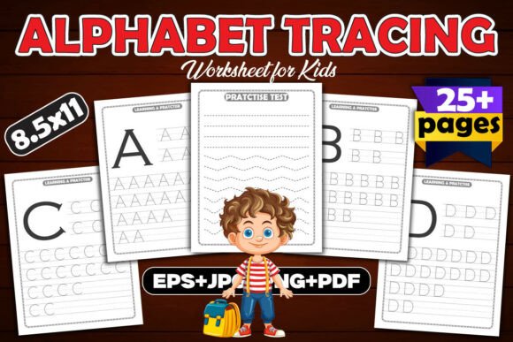 Building Early Literacy with Alphabet Tracing Activity Pages for Kids