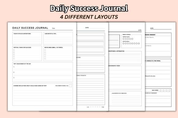 Daily Success Productivity Journal: A Practical Tool for Structured Progress Tracking