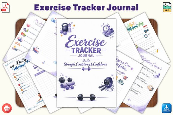 Exercise Tracker Journal: A Practical Tool for Measuring Fitness Progress
