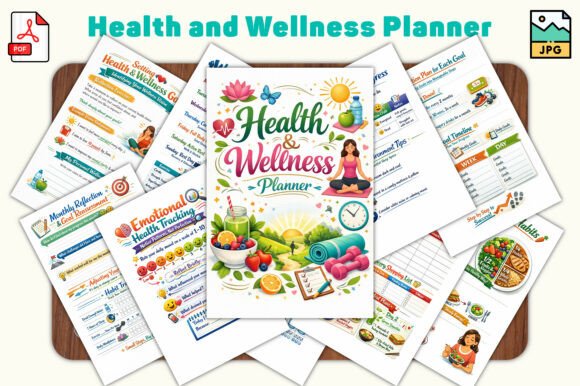 Health and Wellness Planner: A Strategic Tool for Sustainable Balance and Clarity