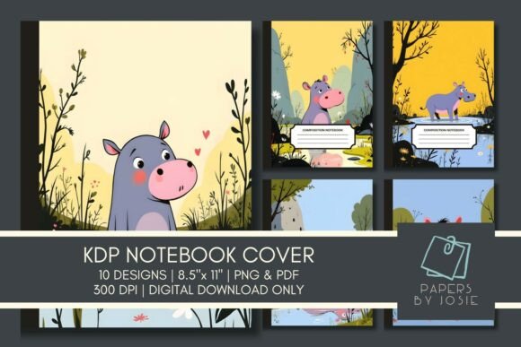 How Cartoon Hippo KDP Notebook Covers Help You Build a Profitable Publishing Business