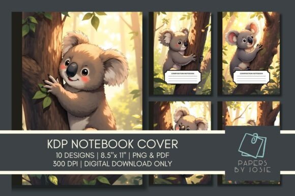 Koala in the Tree KDP Notebook Cover