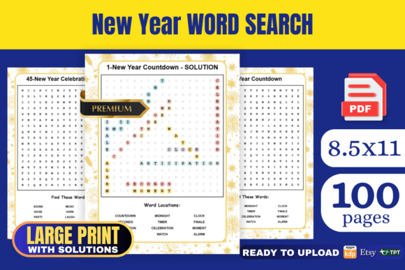 Ring in the New Year with a Word Search Book That Celebrates Golf and Relaxation