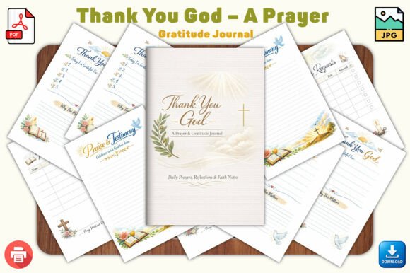 Thank You God – A Prayer Gratitude: Building a Faith-Centered Journaling Practice