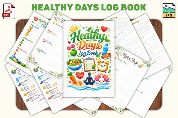 The Healthy Days Log Book: Your Daily Companion for Real Wellness Progress