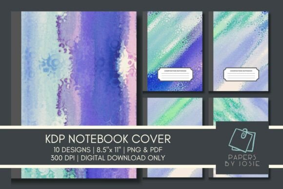 Watercolor Effect KDP Notebook Cover: A Smart Foundation for Your Low-Content Publishing Business