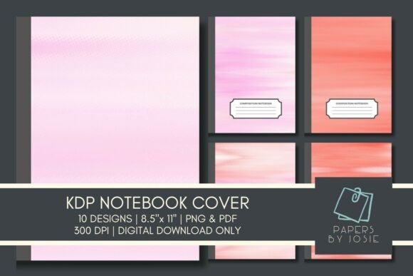Watercolor Style KDP Notebook Cover: A Creative Asset for Your Publishing Business