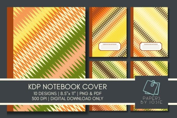 Zigzag Pattern KDP Notebook Cover: Practical Designs for Your Publishing Business